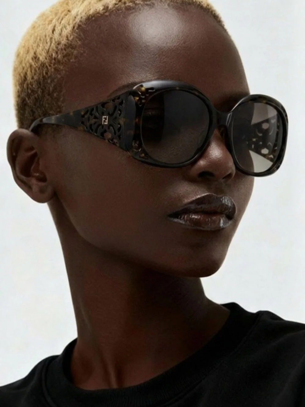 Fendi Oversized Tortoiseshell Sunglasses - Brown Gradient